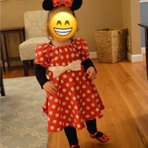 Minnie Mouse Kids Costume Homemade